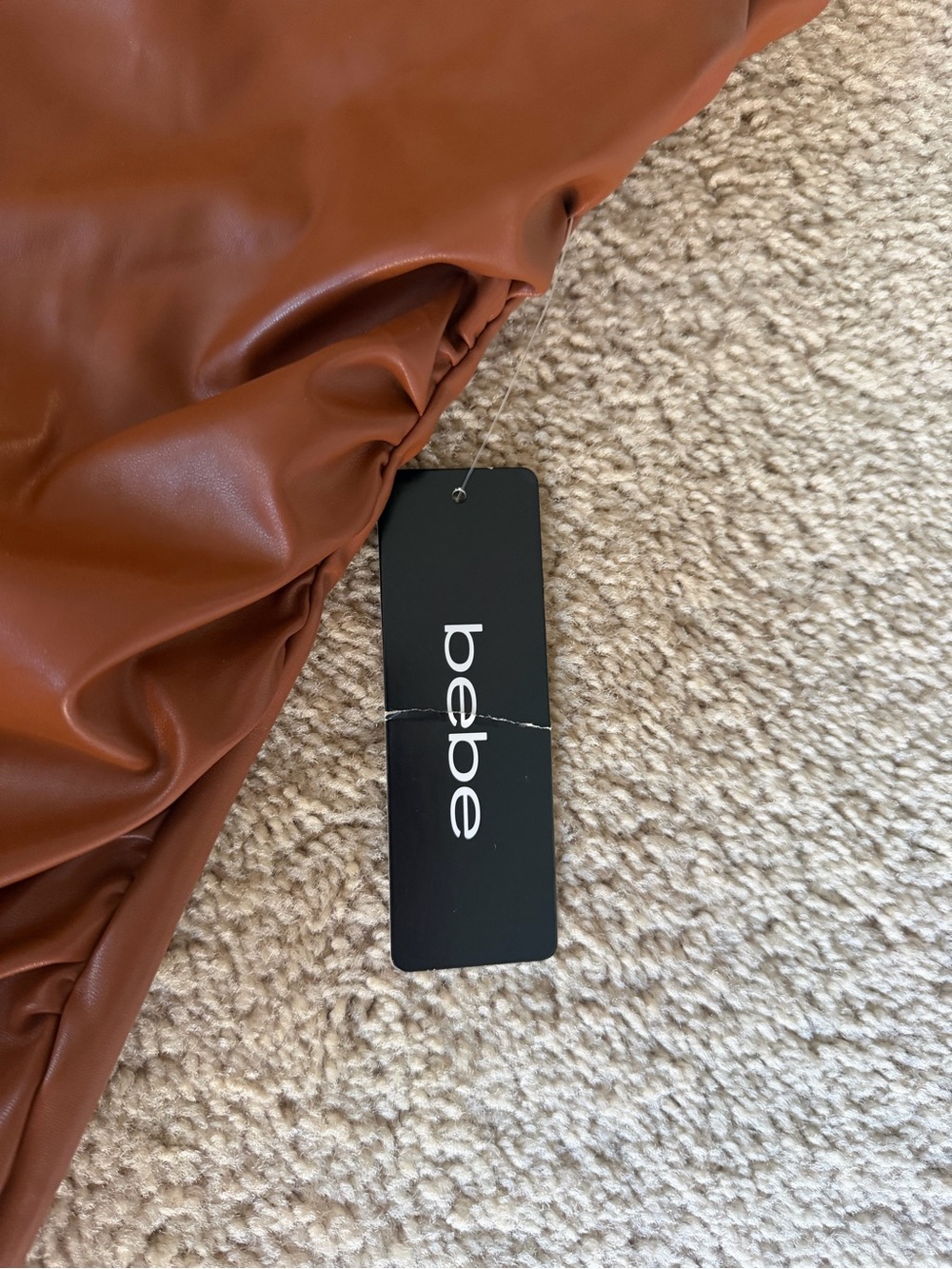 Bebe faux leather bodycon dress - Picture 3 of 3